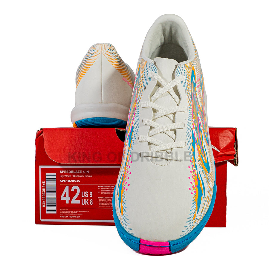 KING OF DRIBBLE Sepatu Futsal Specs Speedblaze 4 IN 1020535 Original