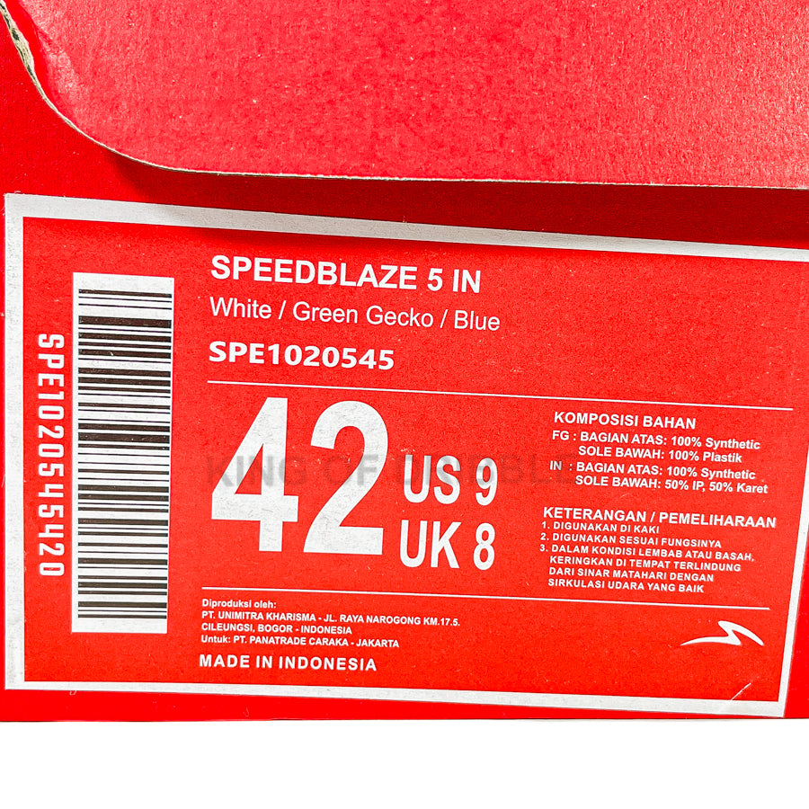 KING OF DRIBBLE Sepatu Futsal Specs Speedblaze 5 IN 1020545 Original