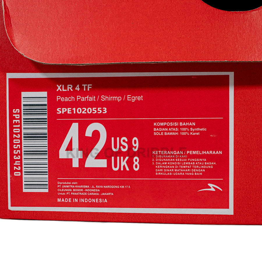 KING OF DRIBBLE Sepatu Mini Soccer Specs Xlr 4 TF 1020553 Original
