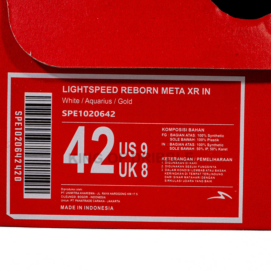 KING OF DRIBBLE Sepatu Futsal Specs Lightspeed Reborn Meta XR IN 1020642 Original – World Cup Argentina Edition
