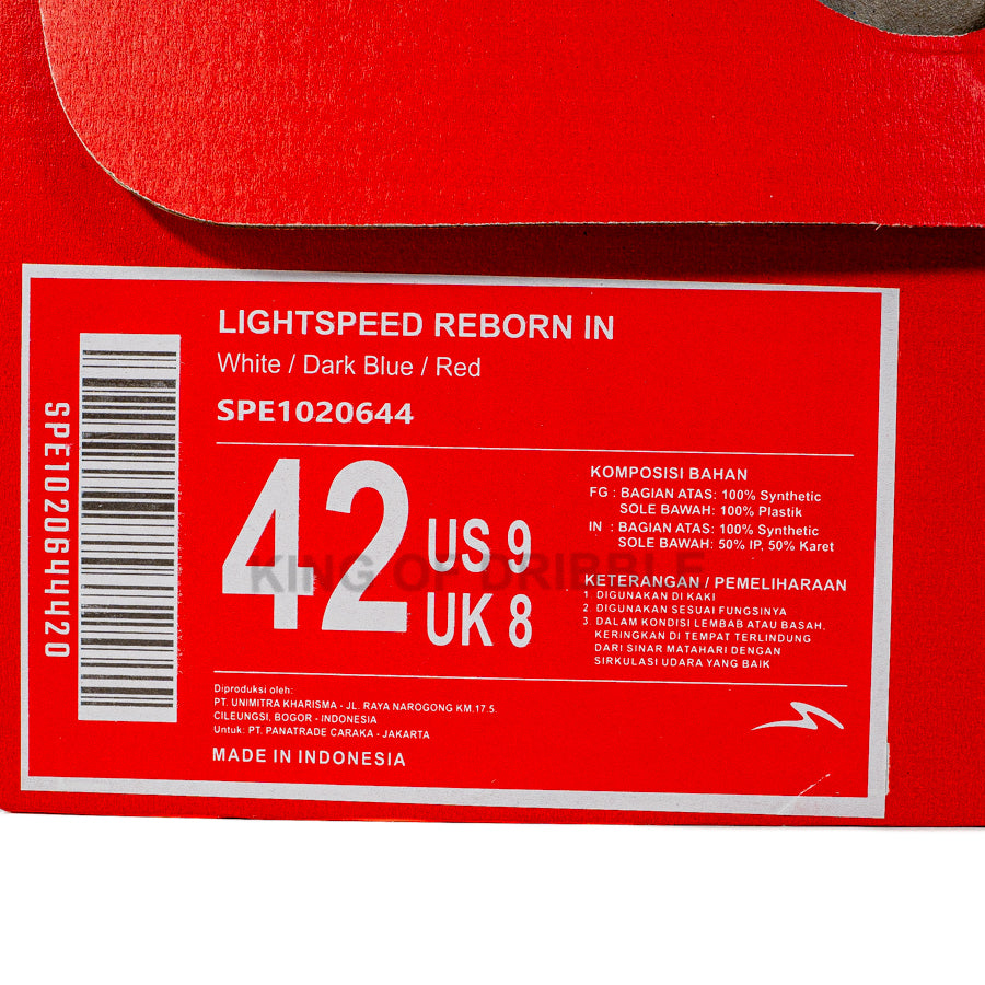 KING OF DRIBBLE Sepatu Futsal Specs Lightspeed Reborn IN 1020644 Original