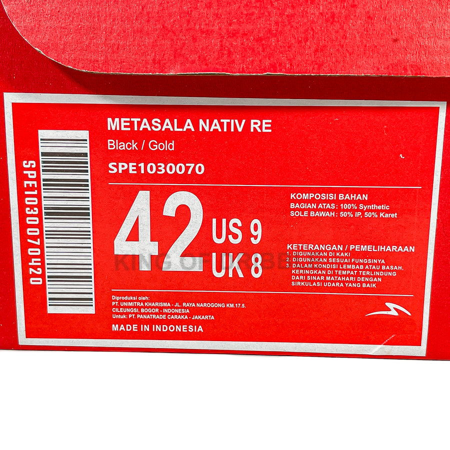 KING OF DRIBBLE Sepatu Futsal Specs Metasala Nativ RE 1030070 Original