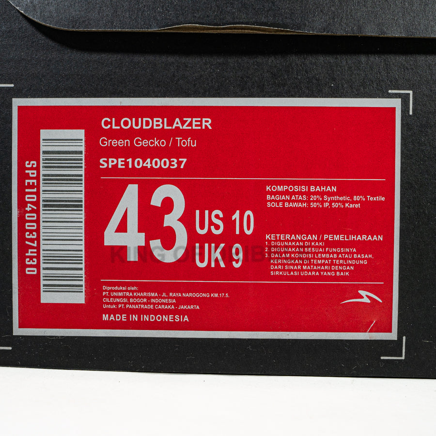 KING OF DRIBBLE Sepatu Running/Lari Specs Cloudblazer 1040037 Original