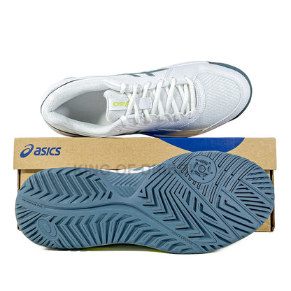 KING OF DRIBBLE Sepatu Tenis Asics Gel-Dedicate 8 Wide 1041A410-108 Original
