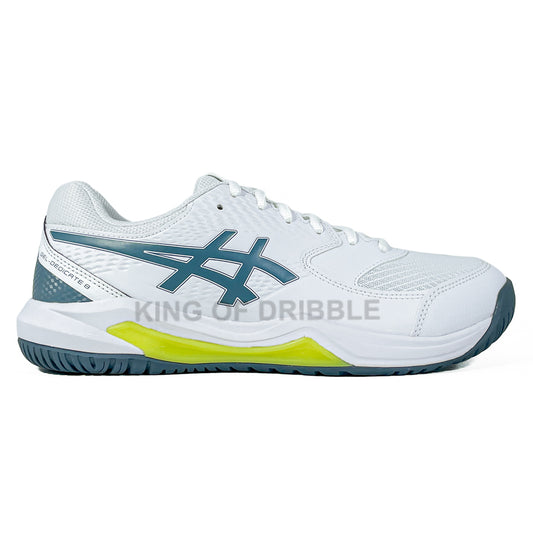 KING OF DRIBBLE Sepatu Tenis Asics Gel-Dedicate 8 Wide 1041A410-108 Original