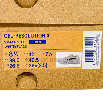 KING OF DRIBBLE Sepatu Tenis Asics Gel-Resolution 1041A481-100 Original