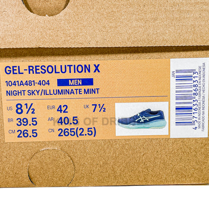 KING OF DRIBBLE Sepatu Tenis Asics Gel-Resolution X 1041A481-404 Original