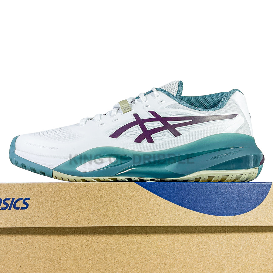 KING OF DRIBBLE Sepatu Tenis Asics Gel-Resolution X Wide 1041A487-104 Original