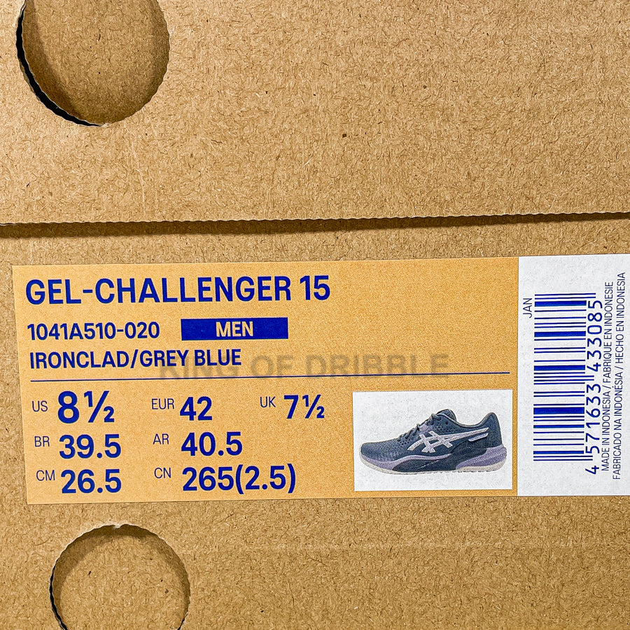 KING OF DRIBBLE Sepatu Tenis Asics Gel-Challenger 15 1041A510-020 Original