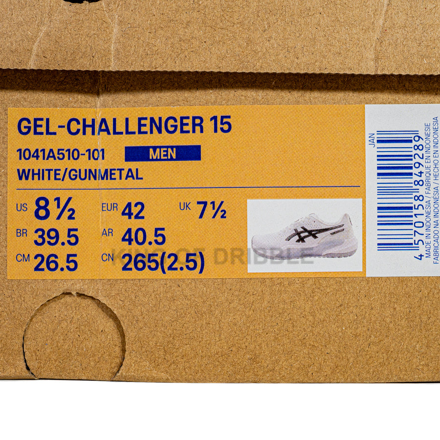KING OF DRIBBLE Sepatu Tenis Asics Gel-Challenger 15 1041A510-101 Original