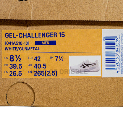 KING OF DRIBBLE Sepatu Tenis Asics Gel-Challenger 15 1041A510-101 Original