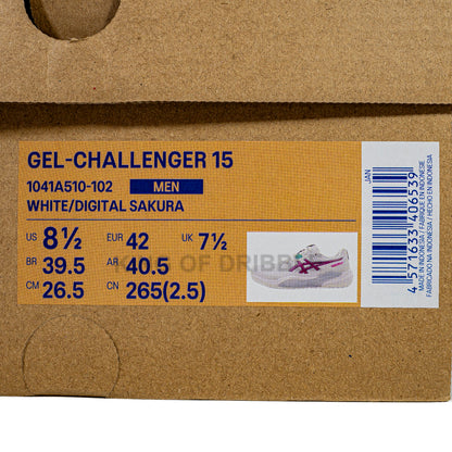 KING OF DRIBBLE Sepatu Tenis Asics Gel-Challenger 15 1041A510-102 Original