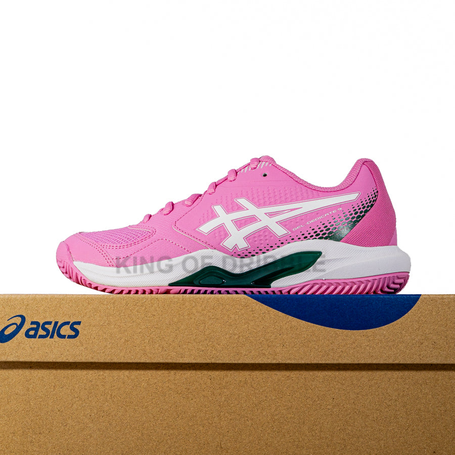 KING OF DRIBBLE Sepatu Padel Wanita Asics Gel-Dedicate 9 1042A318-700 Original