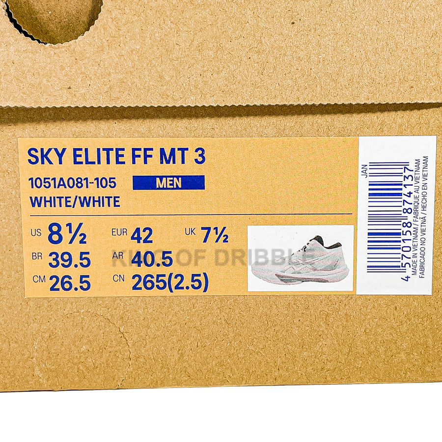 KING OF DRIBBLE Sepatu Voli Asics Sky Elite FF MT 3 1051A081-105 Original