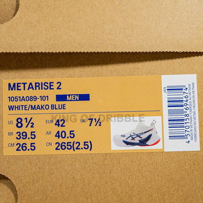KING OF DRIBBLE Sepatu Volley Asics Metarise 2 1051A089-101 Original