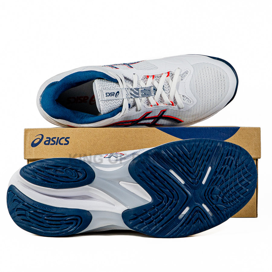 KING OF DRIBBLE Sepatu Volley Asics Netburner Ballistic FF MT 4 1053A071-101 Original