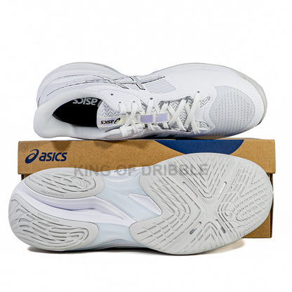 KING OF DRIBBLE Sepatu Voli Asics Netburner Ballistic FF 4 1053A079-100 Original