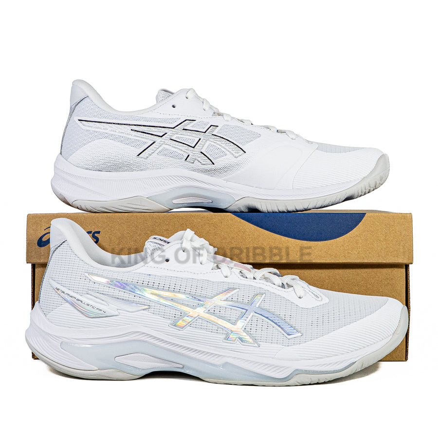 KING OF DRIBBLE Sepatu Voli Asics Netburner Ballistic FF 4 1053A079-100 Original