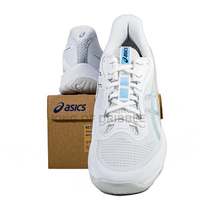 KING OF DRIBBLE Sepatu Voli Asics Netburner Ballistic FF 4 1053A079-100 Original