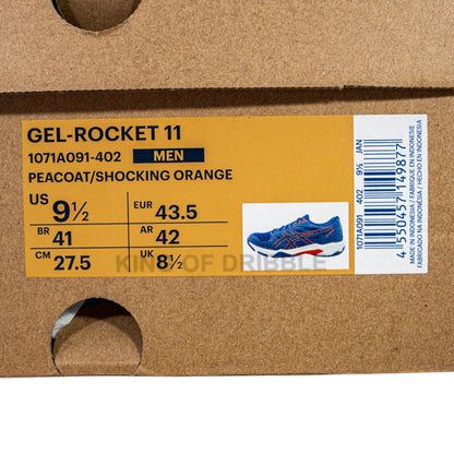 Sepatu Volley Asics Gel-Rocket 11 1071A091-402 Original BNIB