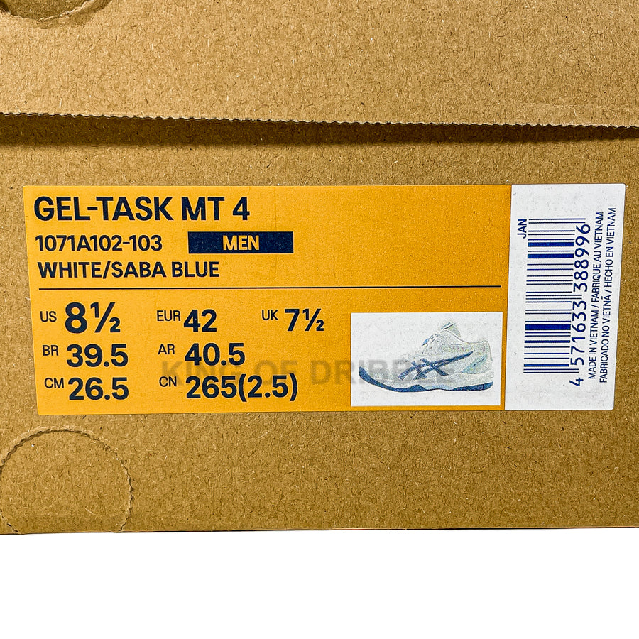 KING OF DRIBBLE Sepatu Voli Asics Gel-Task MT 4 1071A102-103 Original