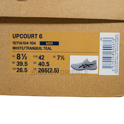 KING OF DRIBBLE Sepatu Volley Asics Upcourt 6 1071A104-104 Original