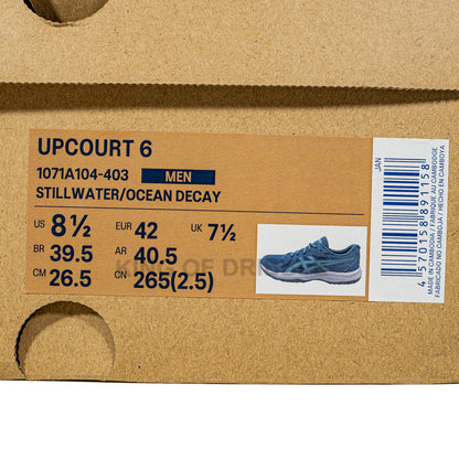 KING OF DRIBBLE Sepatu Volley Asics Upcourt 6 1071A104-403 Original