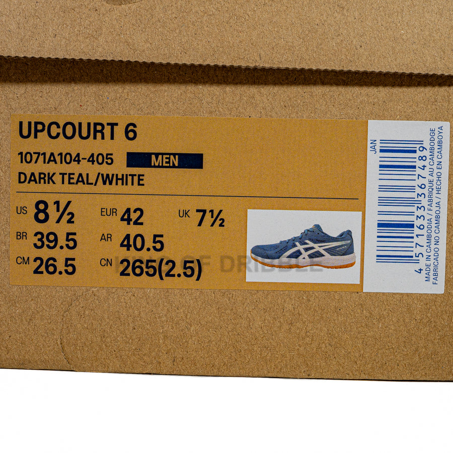 KING OF DRIBBLE Sepatu Voli Asics Upcourt 6 1071A104-405 Original