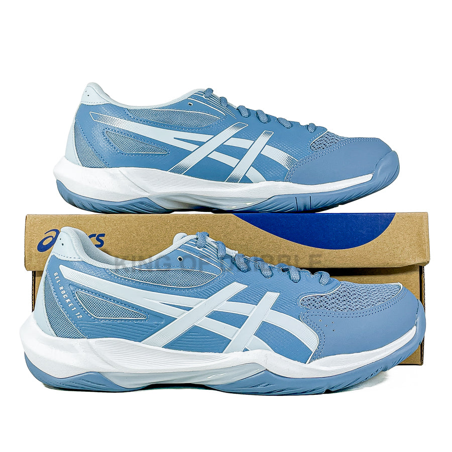 KING OF DRIBBLE Sepatu Voli Asics Gel-Rocket 12 Wide 1071A115-401 Original