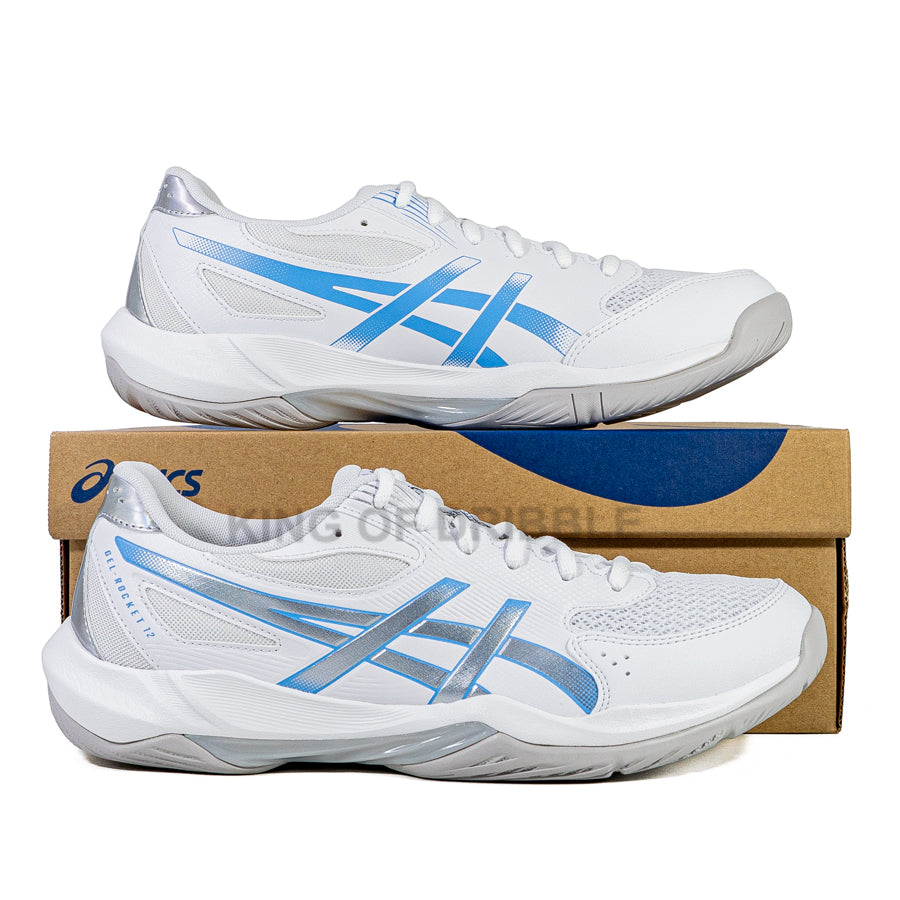 KING OF DRIBBLE Sepatu Voli Asics Gel-Rocket 12 1071A116-104 Original