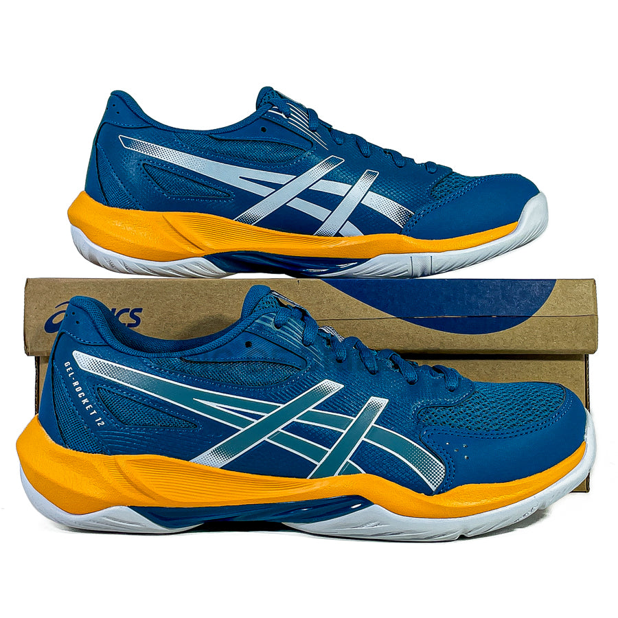 KING OF DRIBBLE Sepatu Voli Asics Gel-Rocket 12 1071A116-402 Original