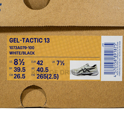 KING OF DRIBBLE Sepatu Volley Asics Gel-Tactic 13 1073A079-100 Original