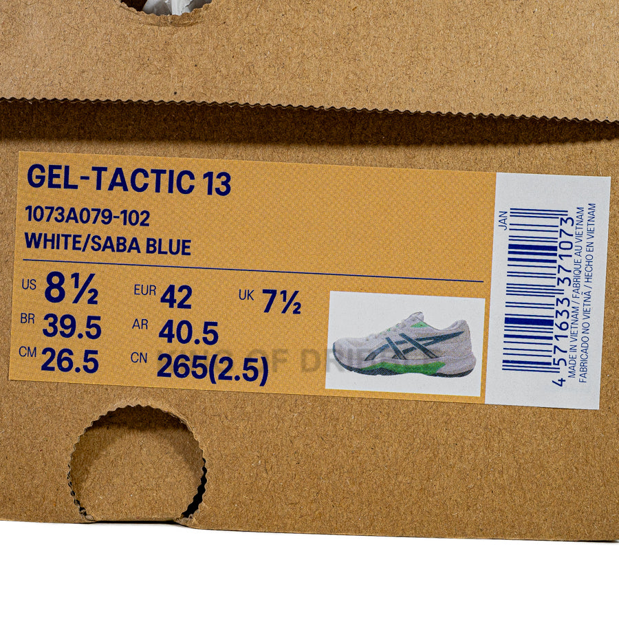 KING OF DRIBBLE Sepatu Voli Asics Gel-Tactic 13 1073A079-102 Original
