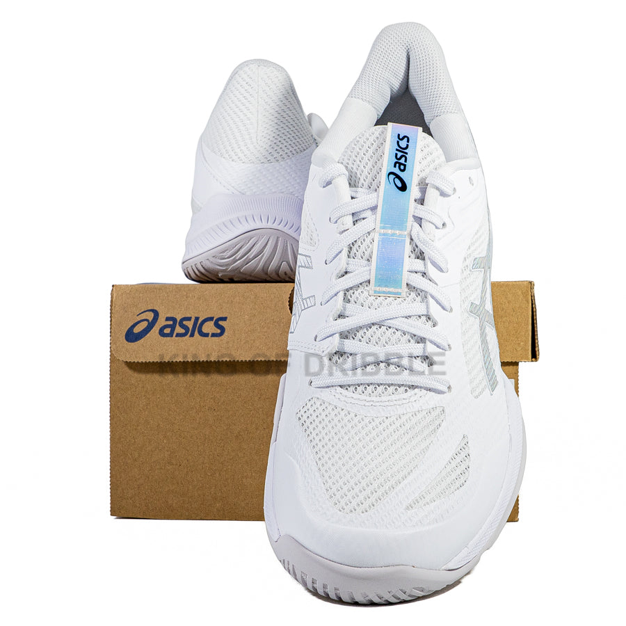 KING OF DRIBBLE Sepatu Badminton/Bulu Tangkis Asics Blade FF 2 1073A089-100 Original