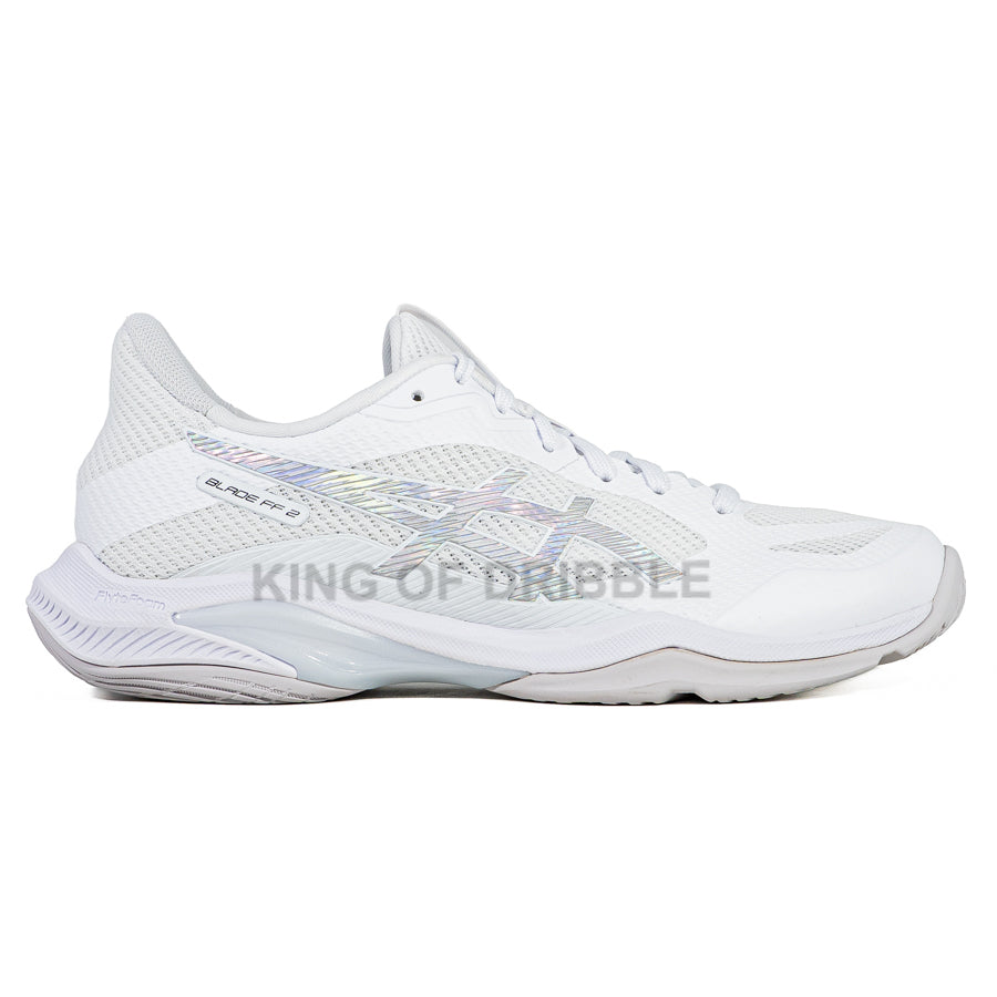KING OF DRIBBLE Sepatu Badminton/Bulu Tangkis Asics Blade FF 2 1073A089-100 Original