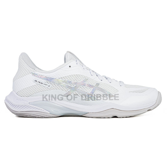 KING OF DRIBBLE Sepatu Badminton/Bulu Tangkis Asics Blade FF 2 1073A089-100 Original