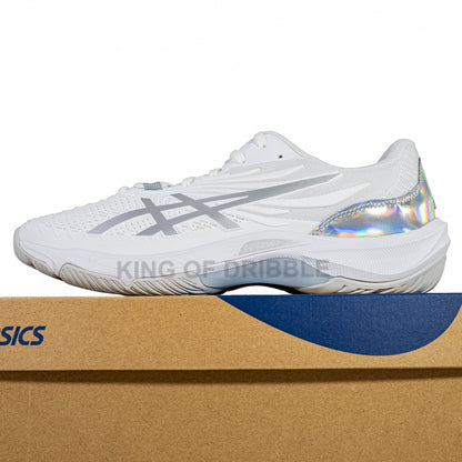 KING OF DRIBBLE Sepatu Badminton/Bulu Tangkis Asics Court Control FF 4 1073A091-100 Original