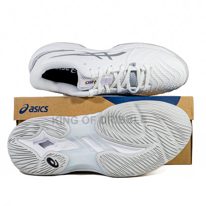 KING OF DRIBBLE Sepatu Badminton/Bulu Tangkis Asics Court Control FF 4 1073A091-100 Original