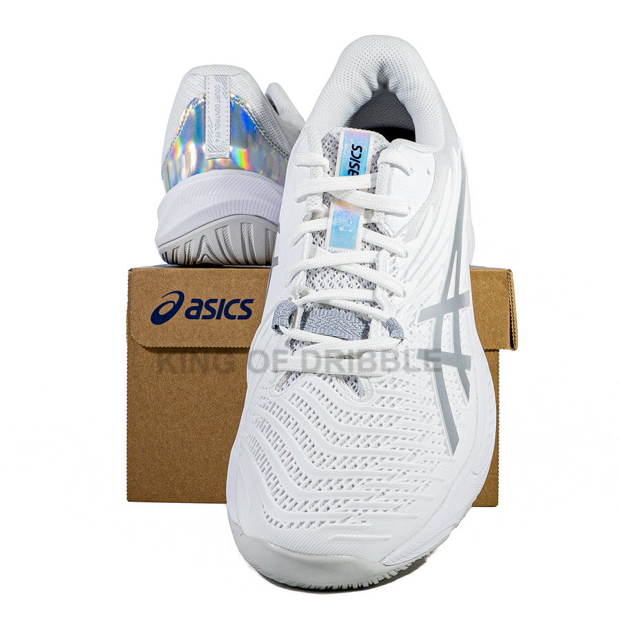 KING OF DRIBBLE Sepatu Badminton/Bulu Tangkis Asics Court Control FF 4 1073A091-100 Original