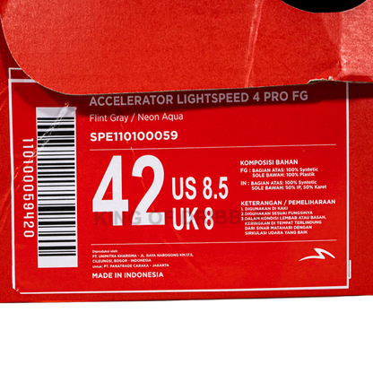 Sepatu Bola Specs Acc Lightspeed 4 Pro FG 110100059 Original BNIB