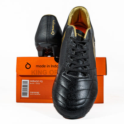 Sepatu Bola Ortuseight Mirage FG Black Gold 11010182 Original BNIB