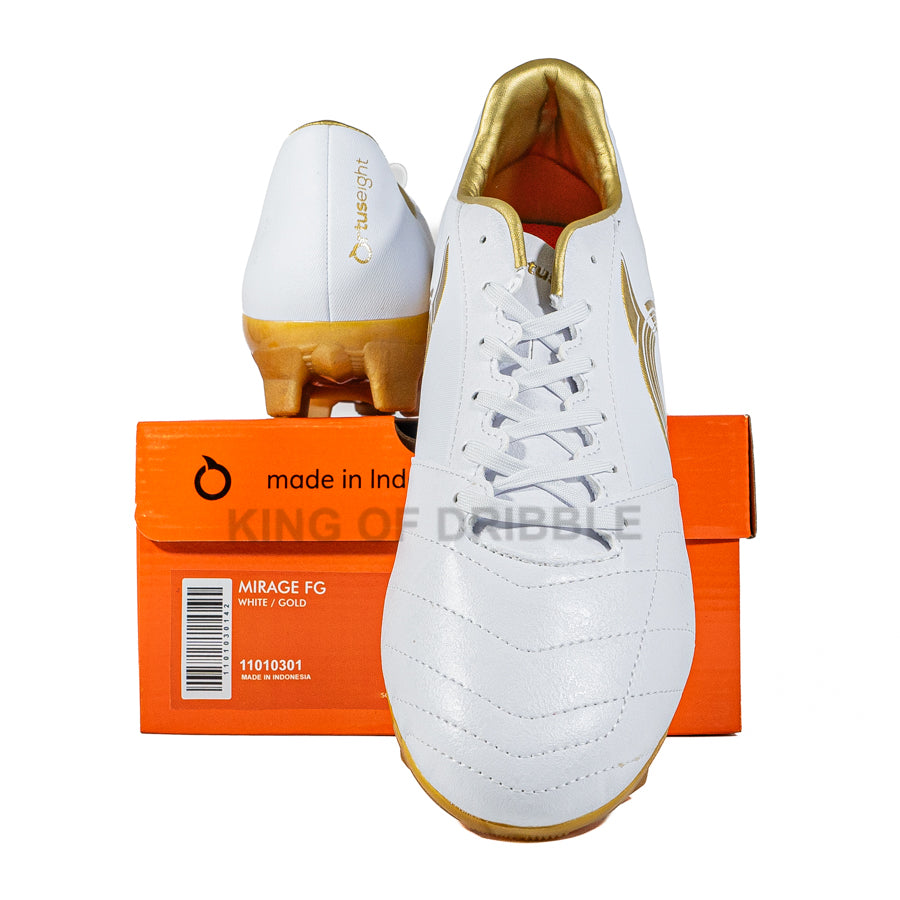 Sepatu Bola Ortuseight Mirage FG White Gold 11010301 Original BNIB