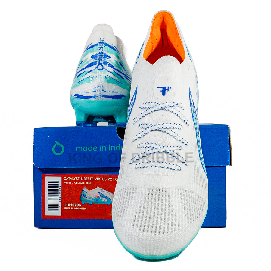 KING OF DRIBBLE Sepatu Bola Ortuseight Catalyst Liberte Virtus V2 FG SE 11010706 Original
