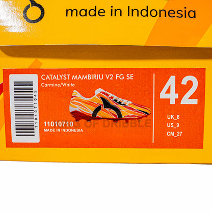 KING OF DRIBBLE Sepatu Bola Ortuseight Catalyst Mambiriu V2 FG SE 11010710 Original