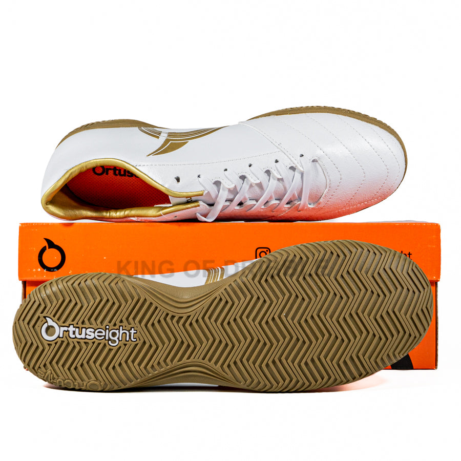 Sepatu Futsal Ortuseight Mirage IN White Gold 11020301 Original BNIB