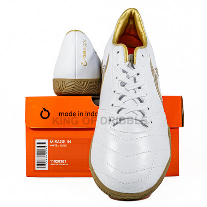 Sepatu Futsal Ortuseight Mirage IN White Gold 11020301 Original BNIB