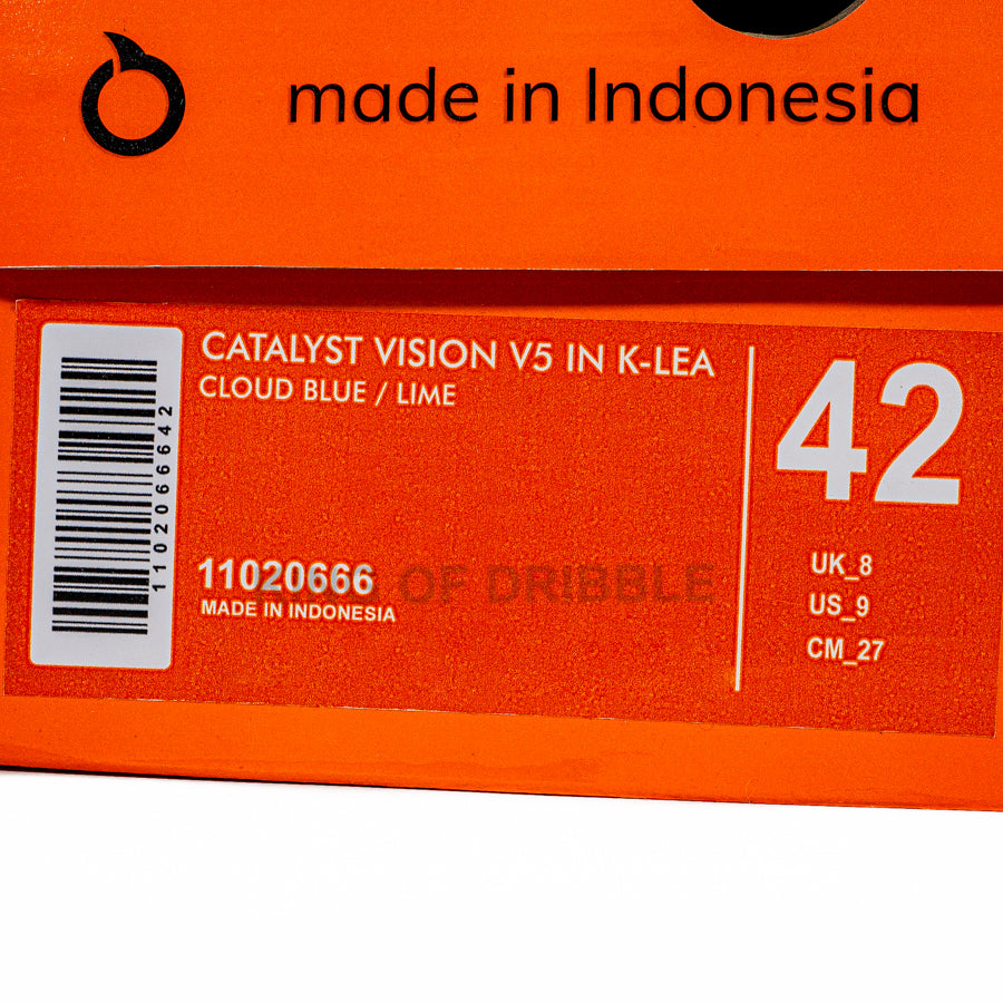 KING OF DRIBBLE Sepatu Futsal Ortuseight Catalyst Vision V5 IN K-LEA 11020666 Original