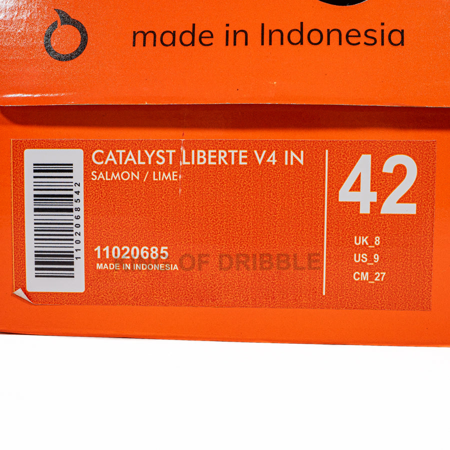 KING OF DRIBBLE Sepatu Futsal Ortuseight Catalyst Liberte V4 IN 11020685 Original
