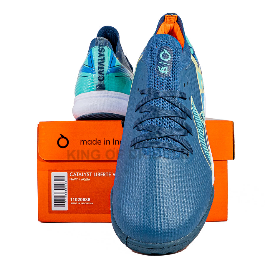 KING OF DRIBBLE Sepatu Futsal Ortuseight Catalyst Liberte V4 IN 11020686 Original