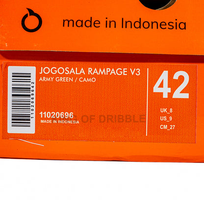 KING OF DRIBBLE Sepatu Futsal Ortuseight Jogosala Rampage V3 11020696 Original